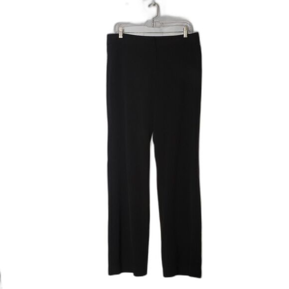 Signature By Larry Levine Black Dress Pants Slacks Trousers Womens Size10 - Picture 1 of 6